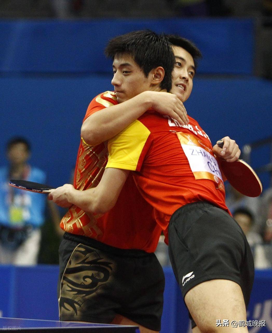 中国队力克韩国队，张继科状态火热
